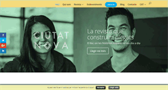 Desktop Screenshot of ciutatnova.org